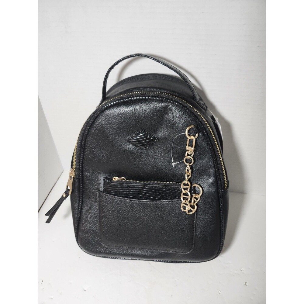 NWT Time and Tru Women's Ruby Backpack Black Handbag With Coin Purse